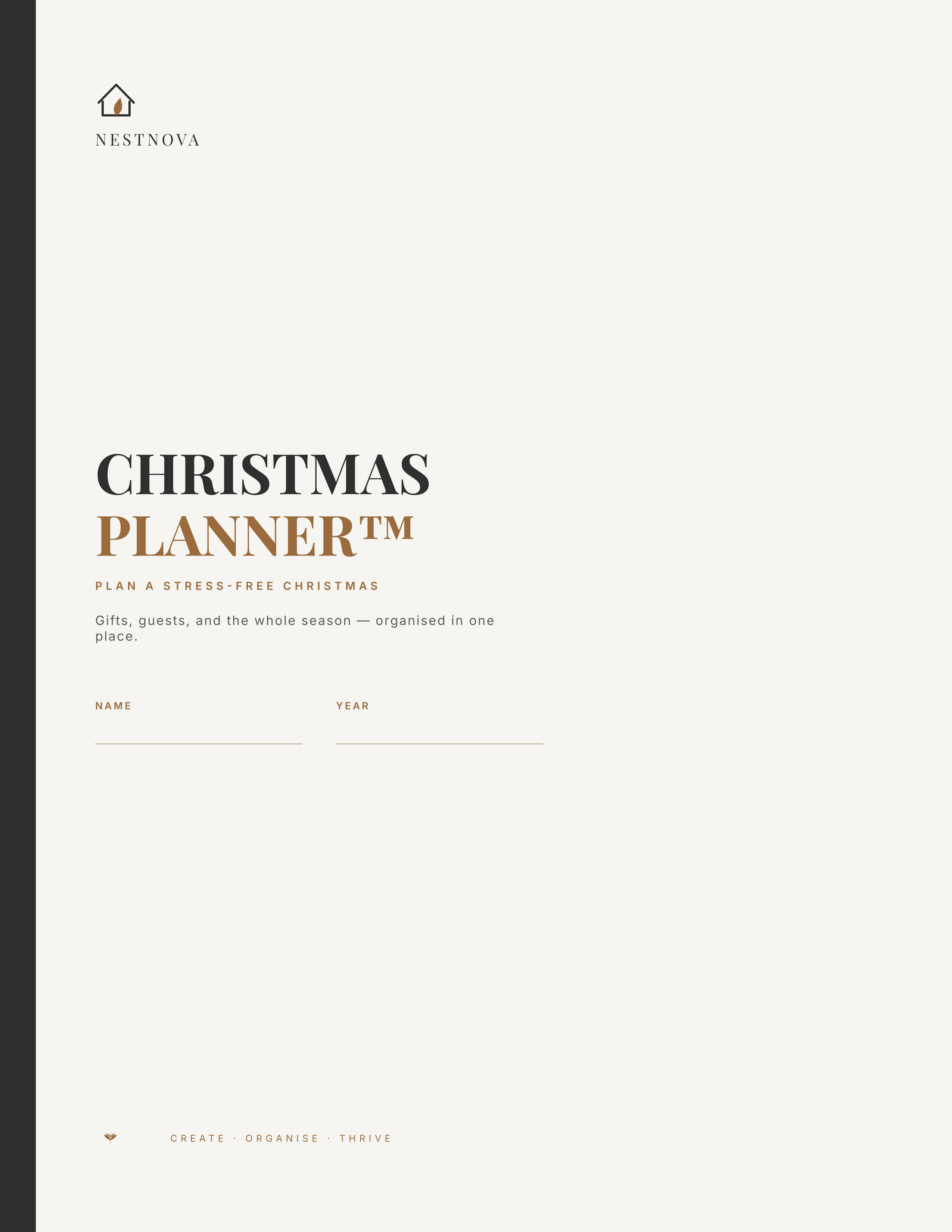 NestNova™ Christmas Planner | Organise a Calm & Joyful Christmas