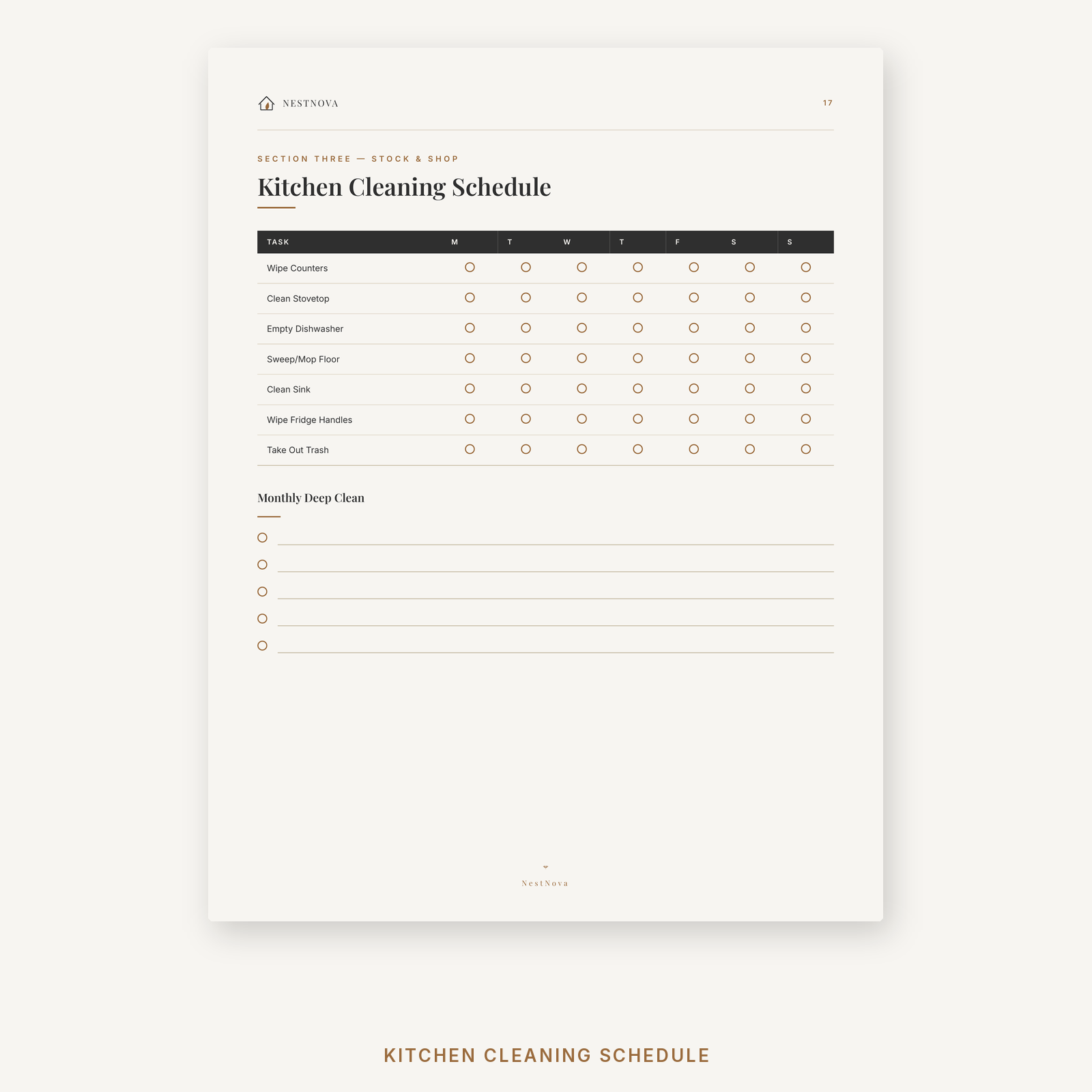 NestNova™ Kitchen Companion | Meal Planning & Kitchen Organiser