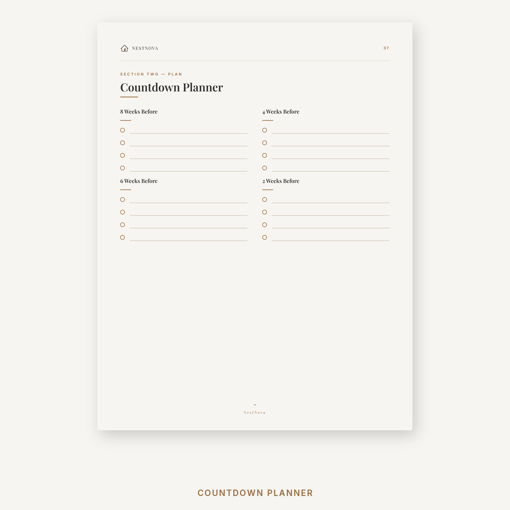 NestNova™ Christmas Planner | Organise a Calm & Joyful Christmas