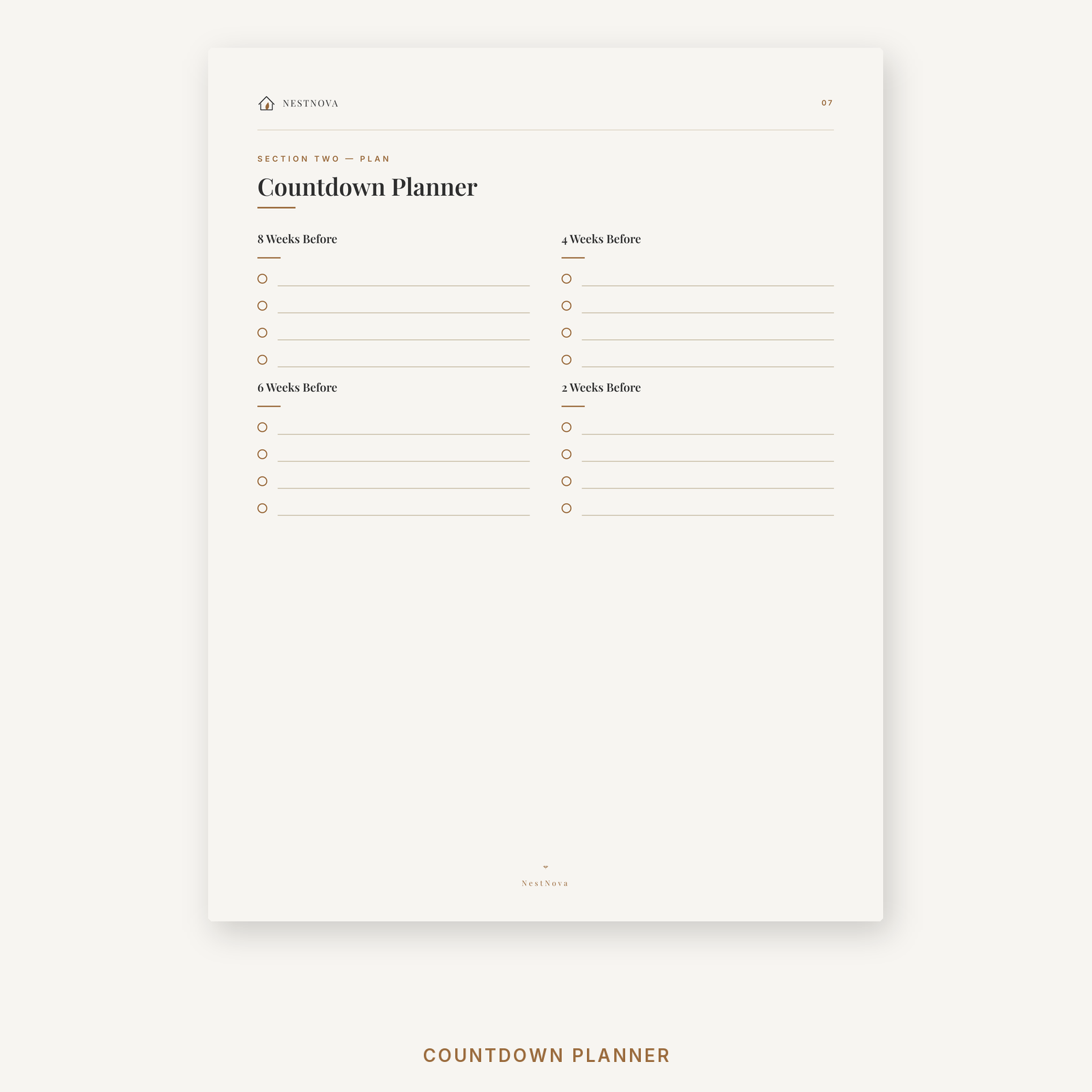 NestNova™ Christmas Planner | Organise a Calm & Joyful Christmas