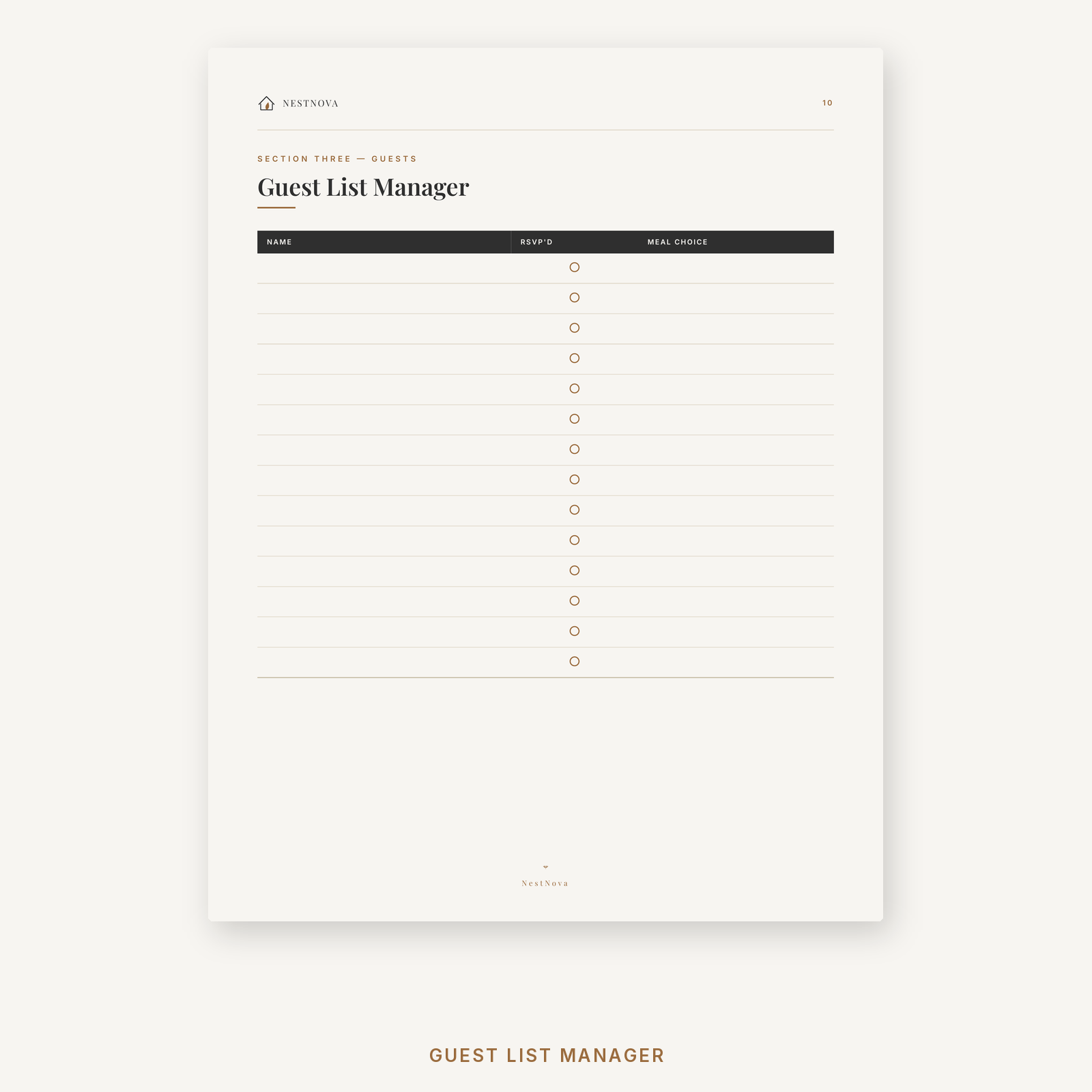 NestNova™ Wedding Planner | Plan Your Perfect Day