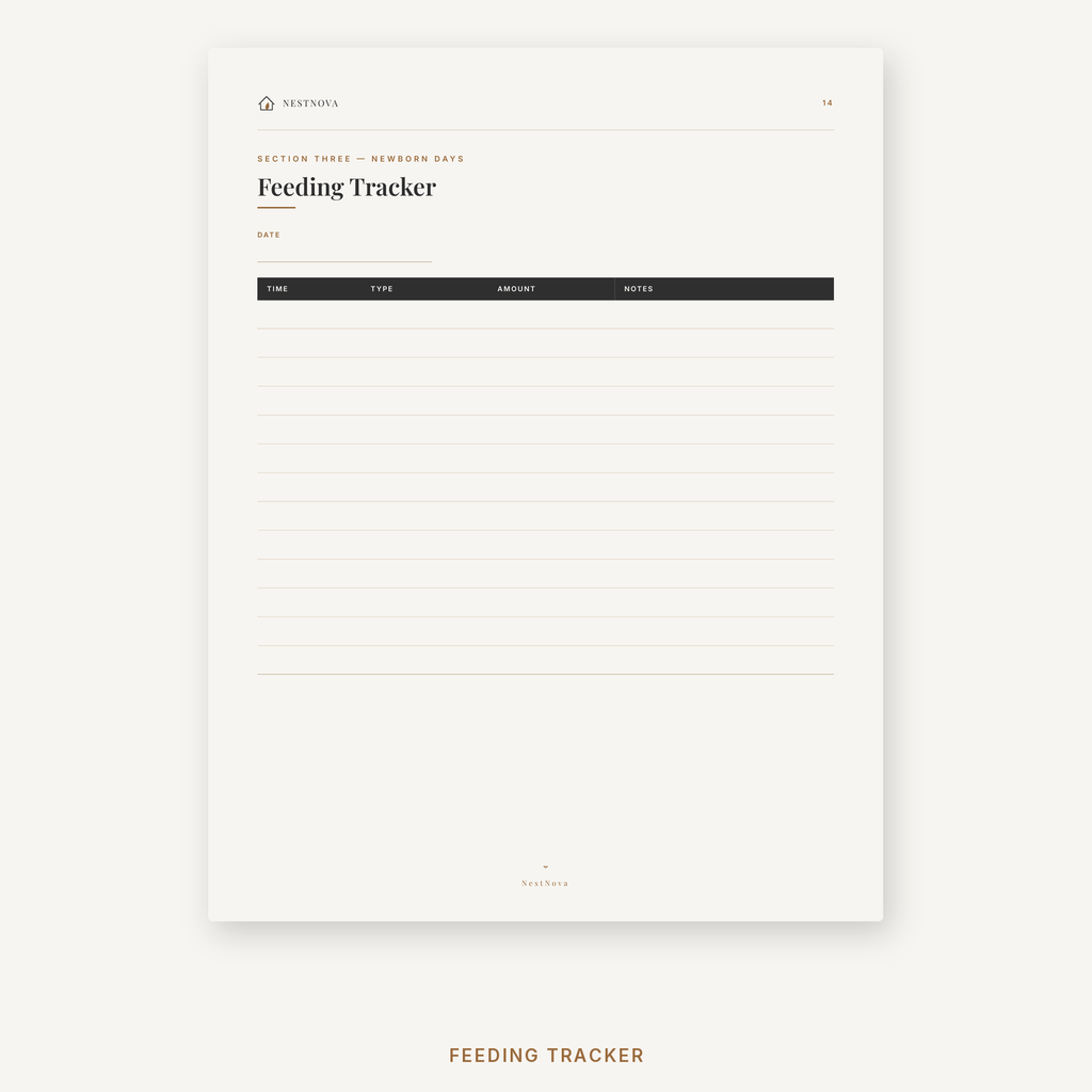 NestNova™ New Baby Planner | Prepare for Your Little One with Confidence