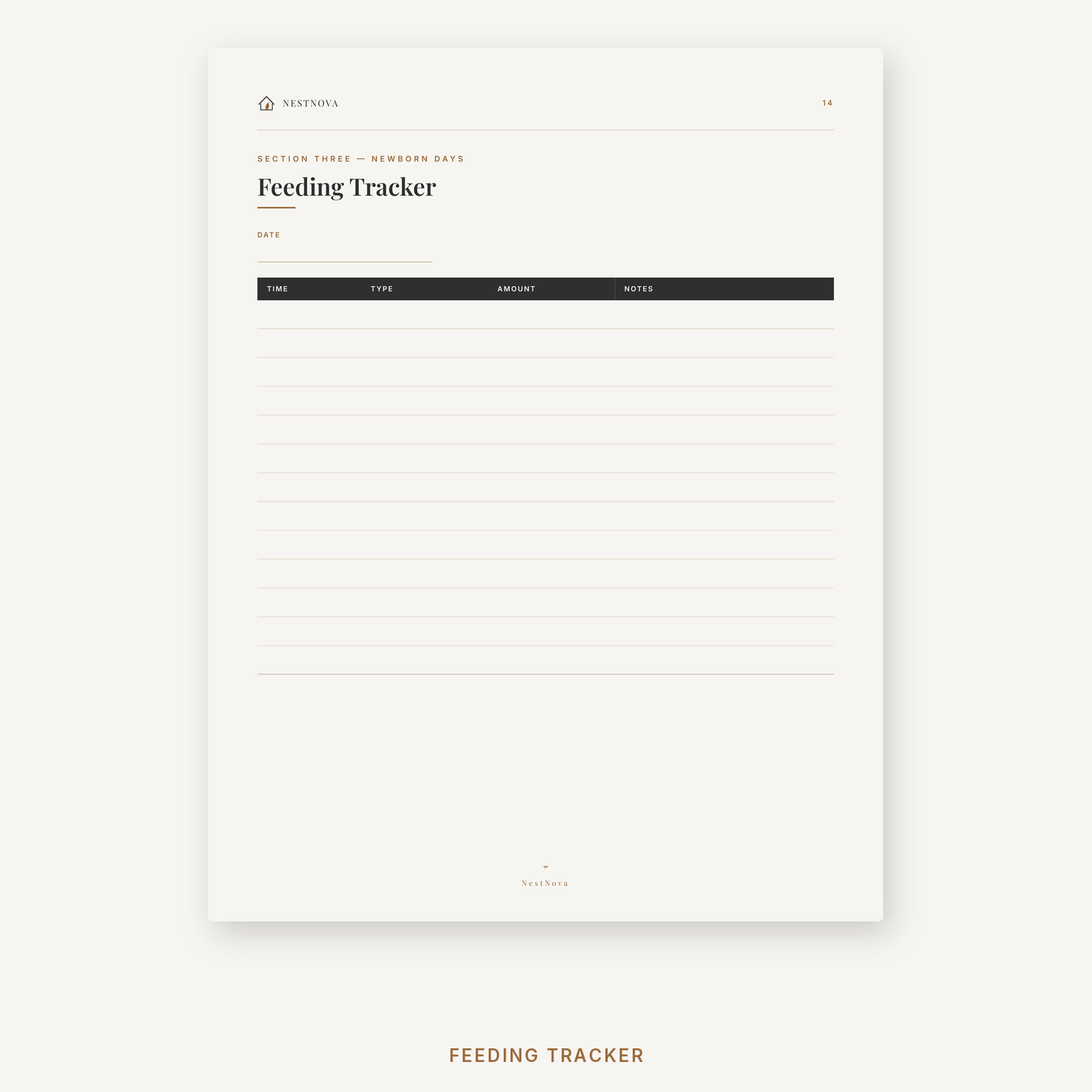 NestNova™ New Baby Planner | Prepare for Your Little One with Confidence