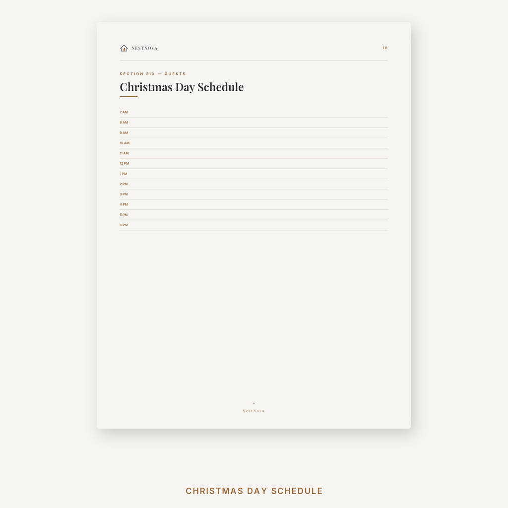 NestNova™ Christmas Planner | Organise a Calm & Joyful Christmas