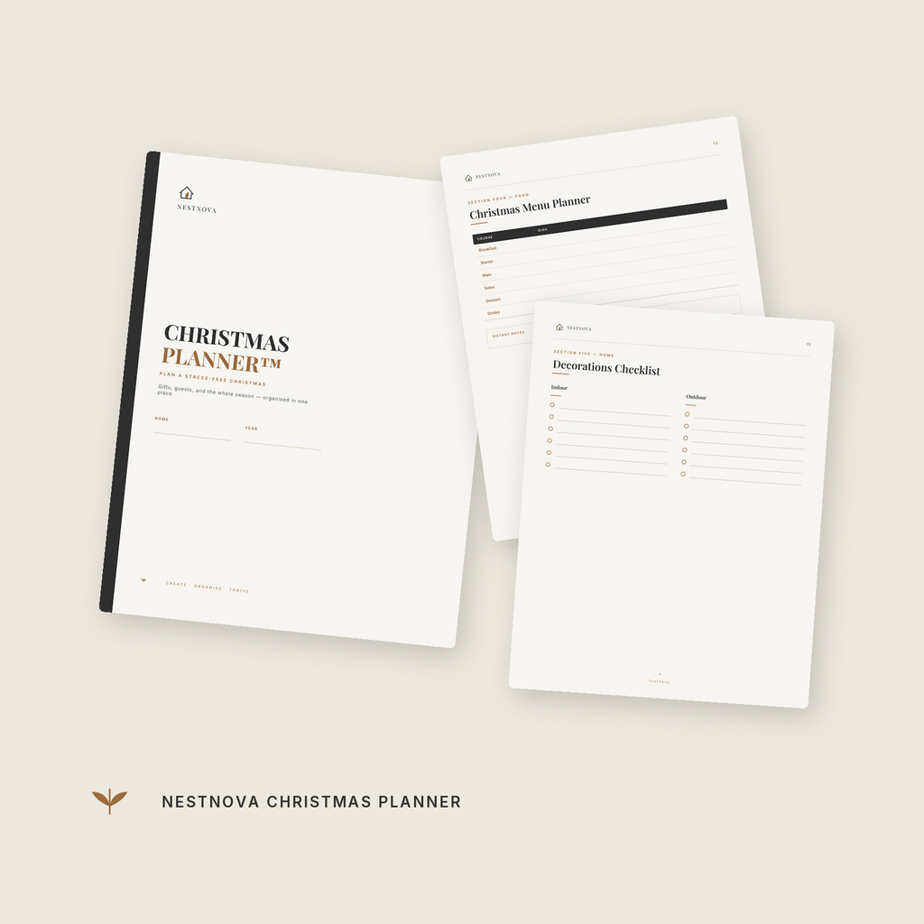NestNova™ Christmas Planner | Organise a Calm & Joyful Christmas